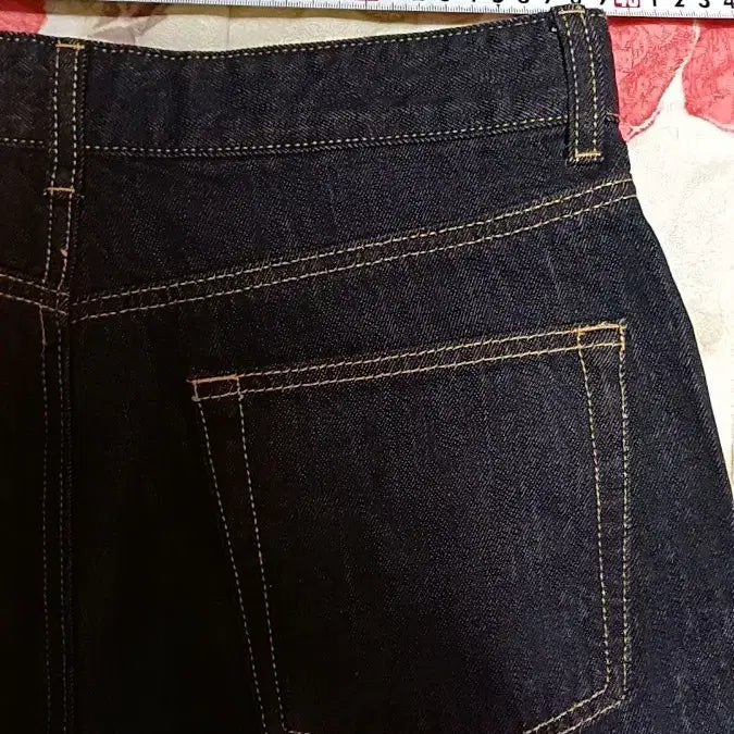 [BUNJANG] 8Seconds Wide Denim Cargo Pants Women's 30 inch / 에잇세컨즈 와이드데님 카고팬츠 여성30인치 기장107