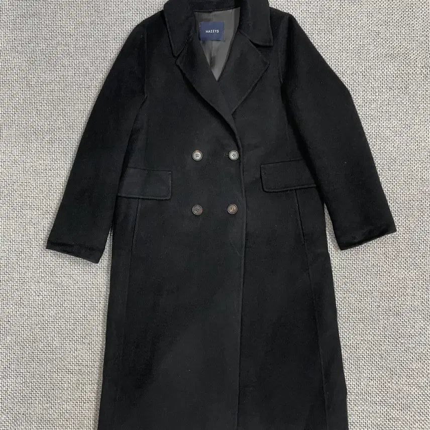 [BUNJANG] Hazzys Double Button Cashmere Blend Coat / [여성아우터] 헤지스 더블 버튼 캐시미어 모 코트