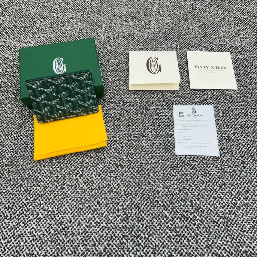 [BUNJANG] Goyard Insert Card Wallet - Green / {정품} 고야드 인서트 카드지갑 그린