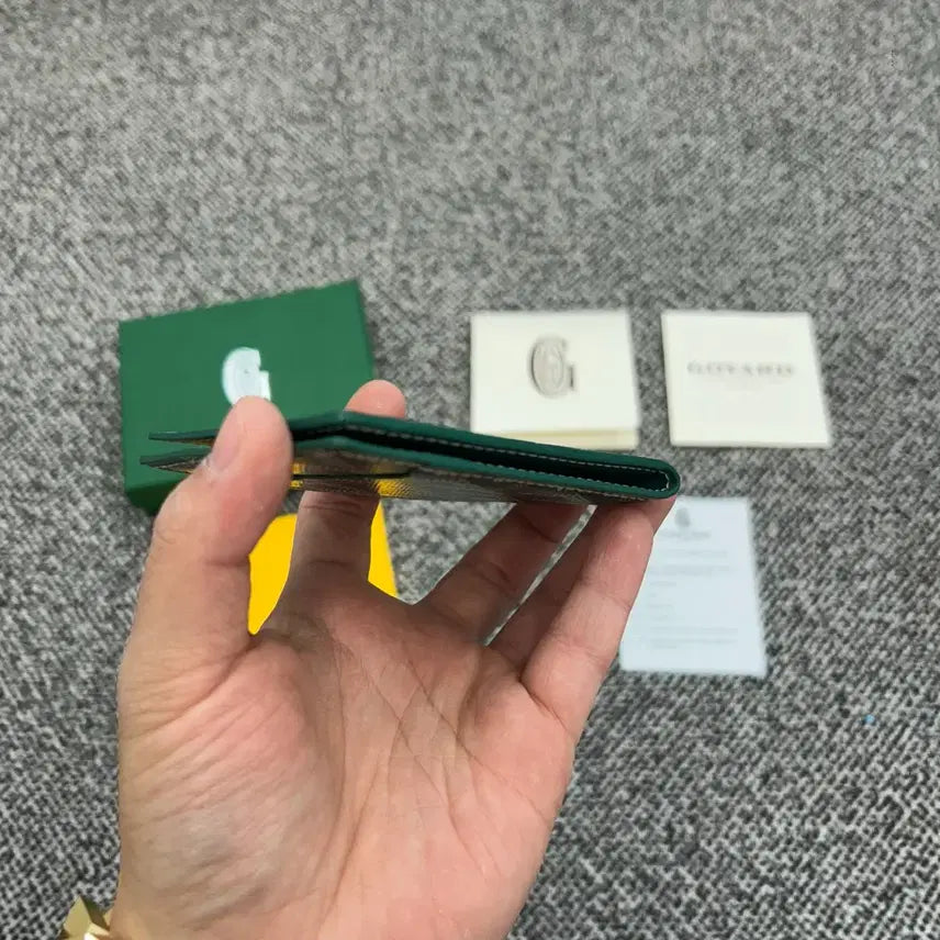 [BUNJANG] Goyard Insert Card Wallet - Green / {정품} 고야드 인서트 카드지갑 그린