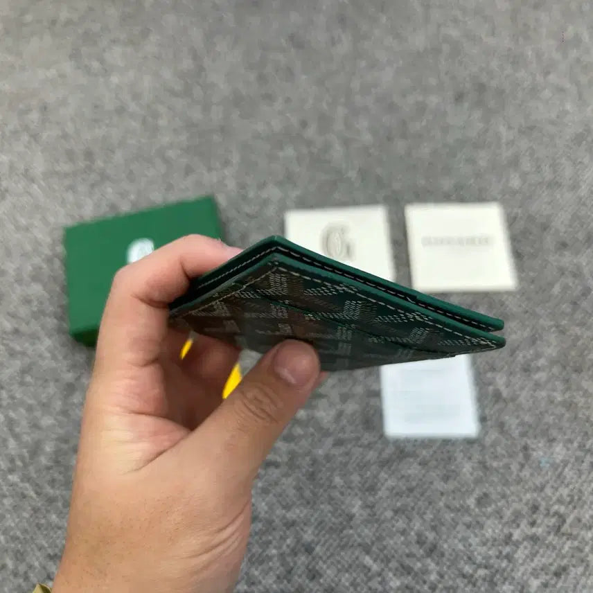 [BUNJANG] Goyard Insert Card Wallet - Green / {정품} 고야드 인서트 카드지갑 그린