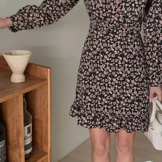 [BUNJANG] Lilly & Co Flower Mini Dress / 새옷)리리앤코 플라워 미니원피스(66-77/88-99)
