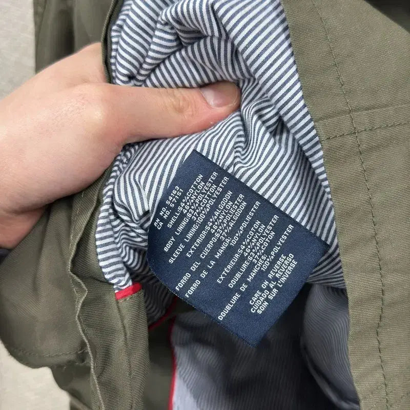 [SOLD OUT] 타미힐피거 캐주얼 멀티포켓 롱 야상자켓  XS A04462