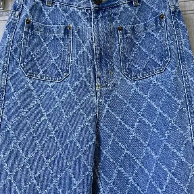 [BUNJANG] Seokjin High Waist Checkered Pants / 서쿠키 하이웨스트 체크진 팬츠 xs