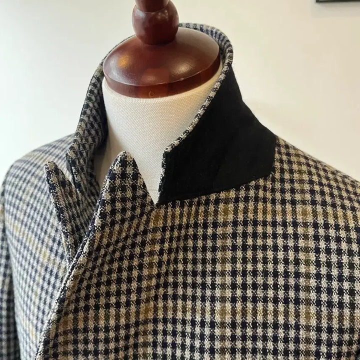 [BUNJANG] Drumohr Gunclub Pattern Double Coat / 드루모어 건클럽 패턴 더블코트 ( IT 50 )