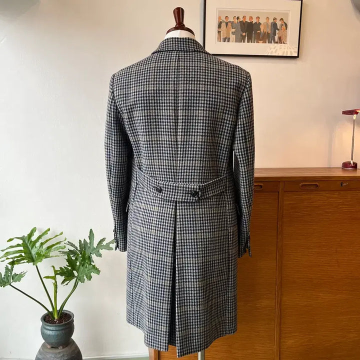 [BUNJANG] Drumohr Gunclub Pattern Double Coat / 드루모어 건클럽 패턴 더블코트 ( IT 50 )