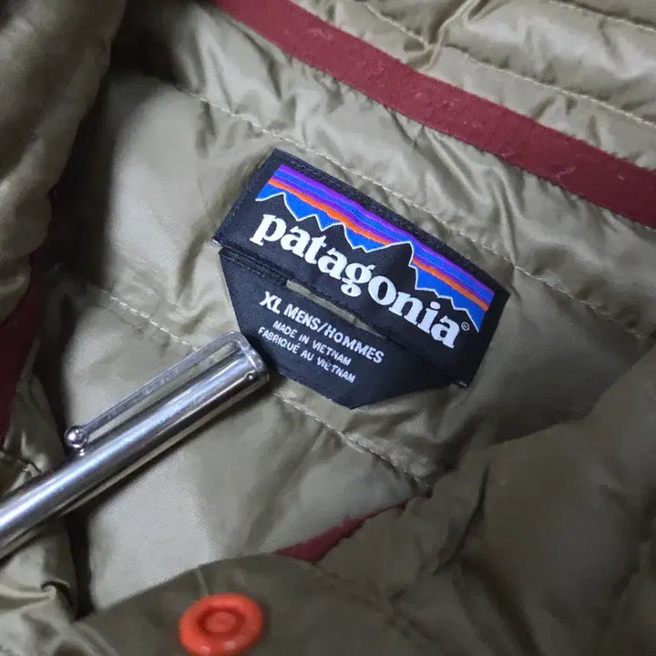 [BUNJANG] Patagonia Orange Beige Down Padded Jacket / (XL)파타고니아 오렌지 베이지 다운 패딩 자켓