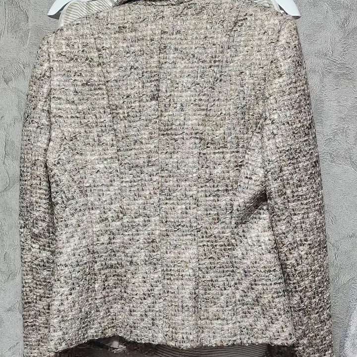 [BUNJANG] MINE Tweed Jacket Brown / 마인 트위드 여성 자켓 브라운
