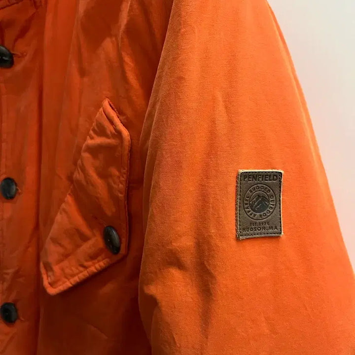 [BUNJANG] Penfield Orange Down Jacket S / 펜필드 오렌지 다운 패딩 S