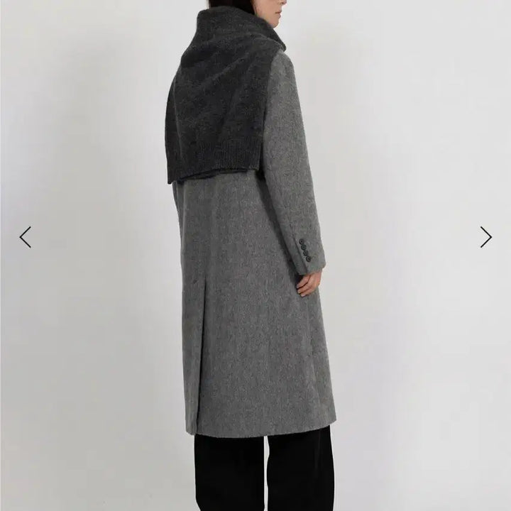 [BUNJANG] Enker Gray Wool Long Coat (S) / enker 엔커 그레이 울 롱코트 s