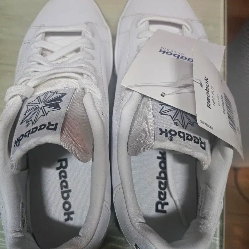 [BUNJANG] Reebok NPC II White Sneakers / 리복 NPC II 흰색 스니커즈 새상품 245