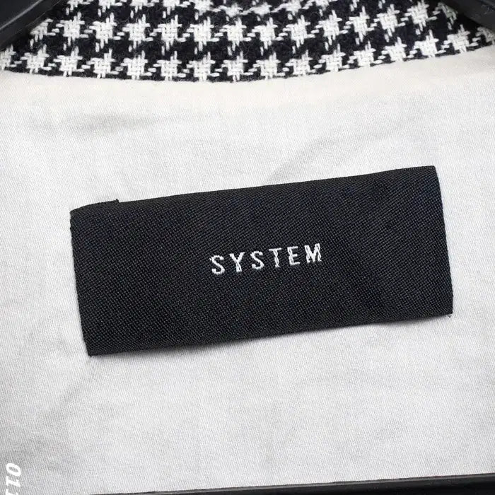 [BUNJANG] System Houndstooth Zip-up Jacket / 여성82/ 시스템 하운드투스 집업자켓