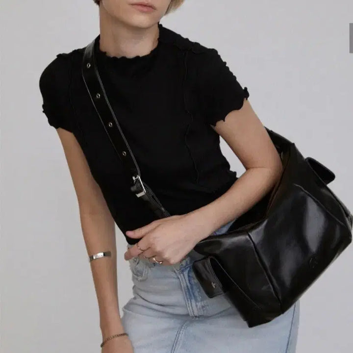 [BUNJANG] ADERERROR Molto Black Shoulder Bag / 아더템포 숄더백 몰토 블랙