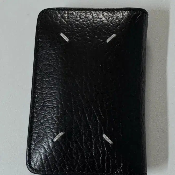 [BUNJANG] Maison Margiela Card Holder / 메종 마르지엘라 보빈 레더 카드 홀더 블랙 카드지갑