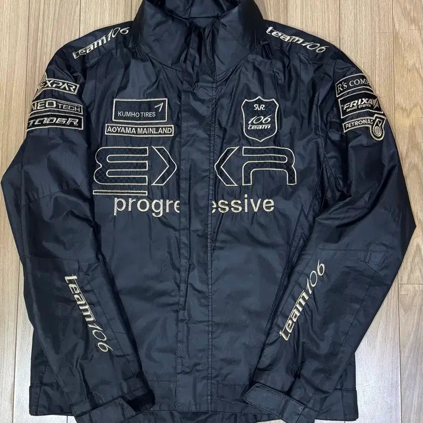 [BUNJANG] EXR Team 106 Racing Patch Jacket / EXR 팀106 레이싱패치 자켓