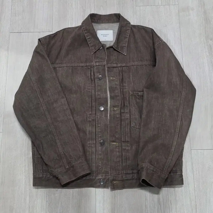 [BUNJANG] Leegaz Denim Jacket Brown / 리가즈 데님 자켓 브라운