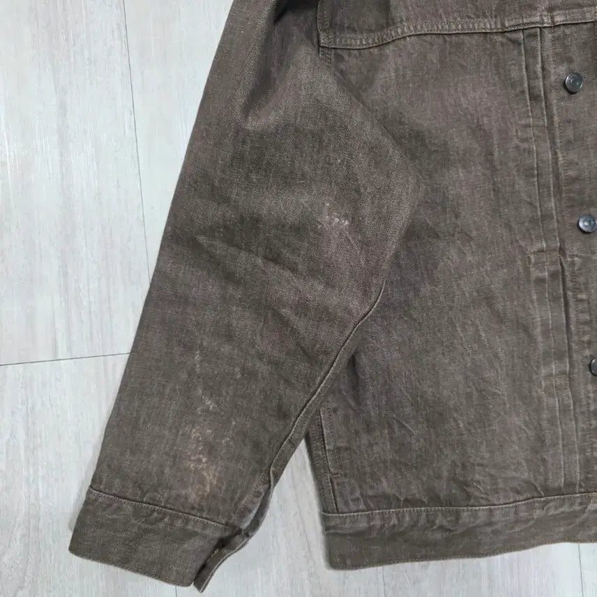 [BUNJANG] Leegaz Denim Jacket Brown / 리가즈 데님 자켓 브라운