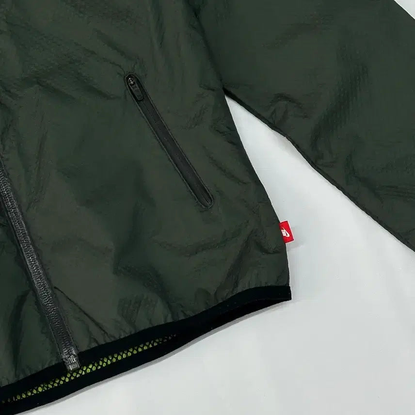 [BUNJANG] Nike Gorpcore Matcha Y2K Slim Printing Windbreaker Jacket / 일본 나이키 고프코어 말차 Y2K 슬림 프린팅 바람막이 후드 자켓