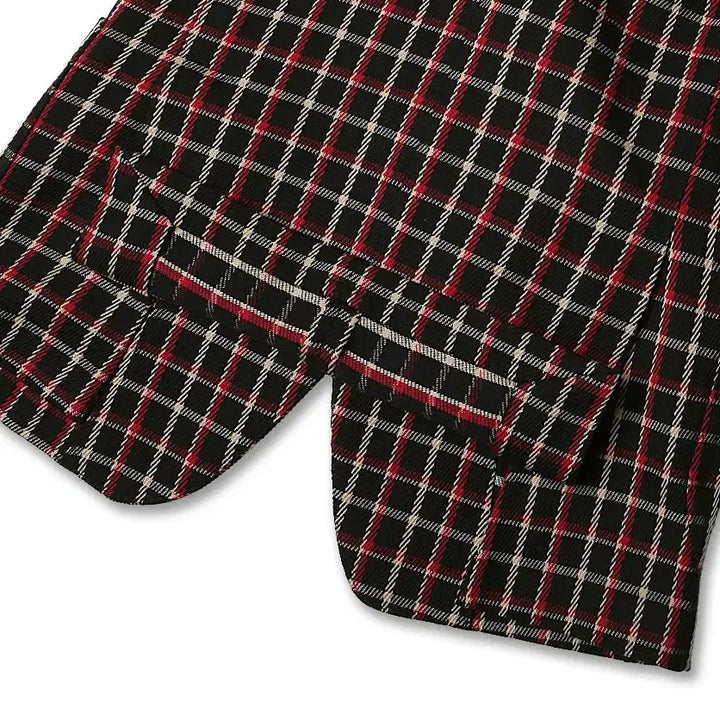 [BUNJANG] Gabriele Pasini Vintage Black Check Jacket / 가브리엘 파시니 [Gabriele Pasini] 빈티지 블랙 체크 자켓