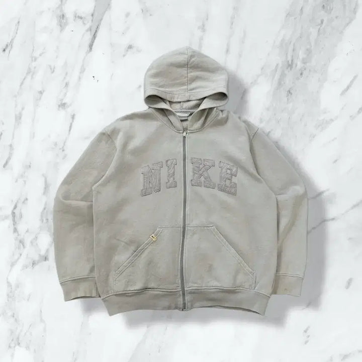 [BUNJANG] Nike Vintage Patch Logo Hoodie Zip-up / 나이키 빈티지 패치로고 후드집업