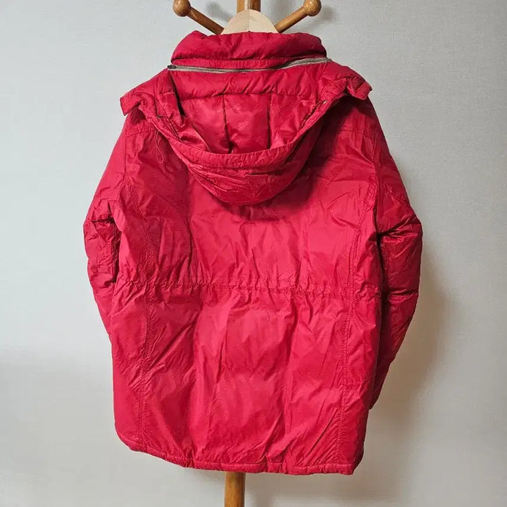 [BUNJANG] ELLE Red Down Padded Jacket (Size L) / 엘레쎄 강렬한 레드 오리털 다운 패딩 (100/L)색상: 레드 사이