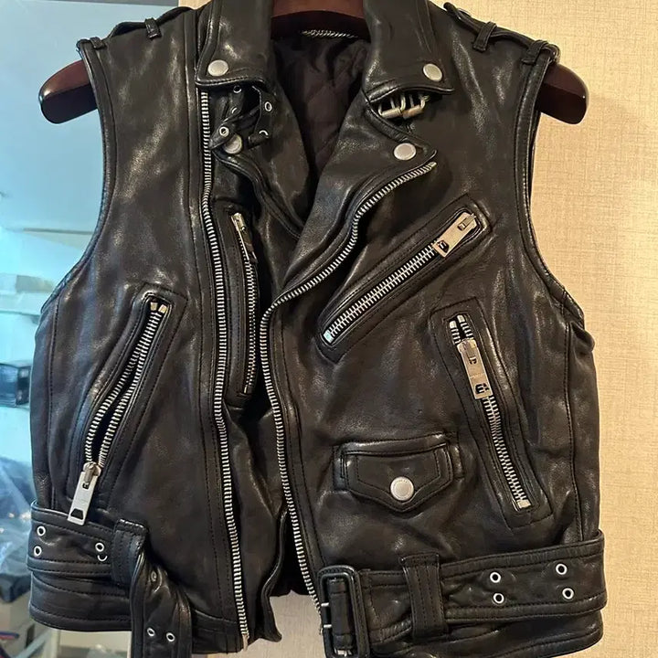 [BUNJANG] Burberry Prorsum Cha Seung-won & Won Bin Leather Vest / [44] 버버리프로섬 11SS 메인컬렉션 차승원 착용 원빈 가죽 베스트