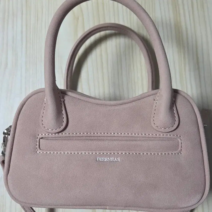 [BUNJANG] Dearis Suede Mini Tote Bag / 디어니스 스웨이드 핑크 미니백