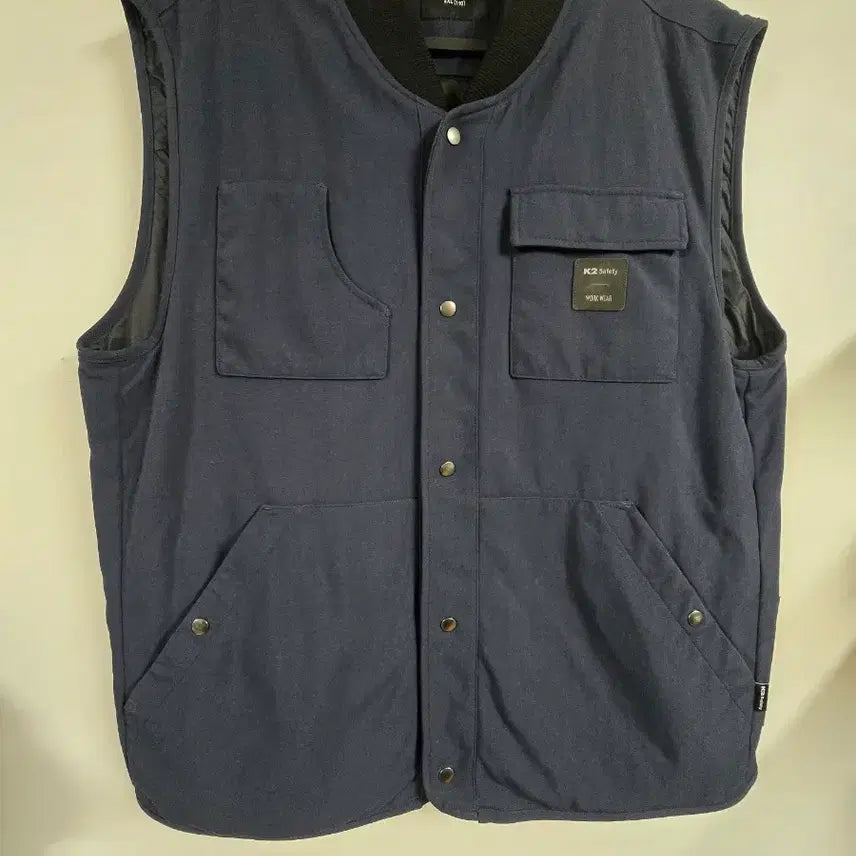 [BUNJANG] K2 Safety Navy Padded Vest / K2 Safety 작업조끼 2XL (110)