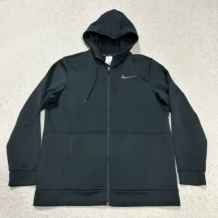 [BUNJANG] Nike Black Fleece Lined Hoodie XL / 나이키 블랙 후드집업 기모 xl 105