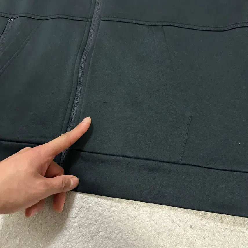 [BUNJANG] Nike Black Fleece Lined Hoodie XL / 나이키 블랙 후드집업 기모 xl 105
