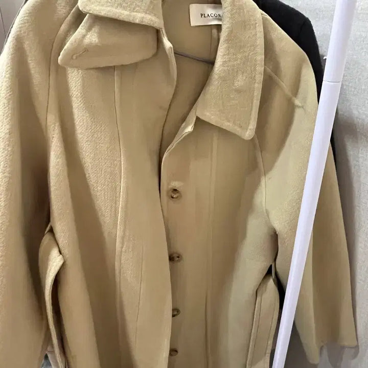 [BUNJANG] PLACORE Beige Coat / PLACORE 플라코어 베이지 코트