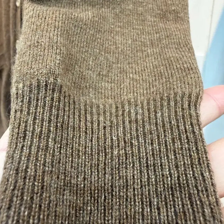 [BUNJANG] Ralph Lauren Cashmere Cardigan / 랄프로렌 브라운 캐시미어100 가디건