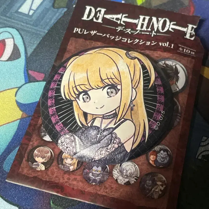 [BUNJANG] Death Note Misa Leather Can Badge / 데스노트 가죽 캔뱃지 미사