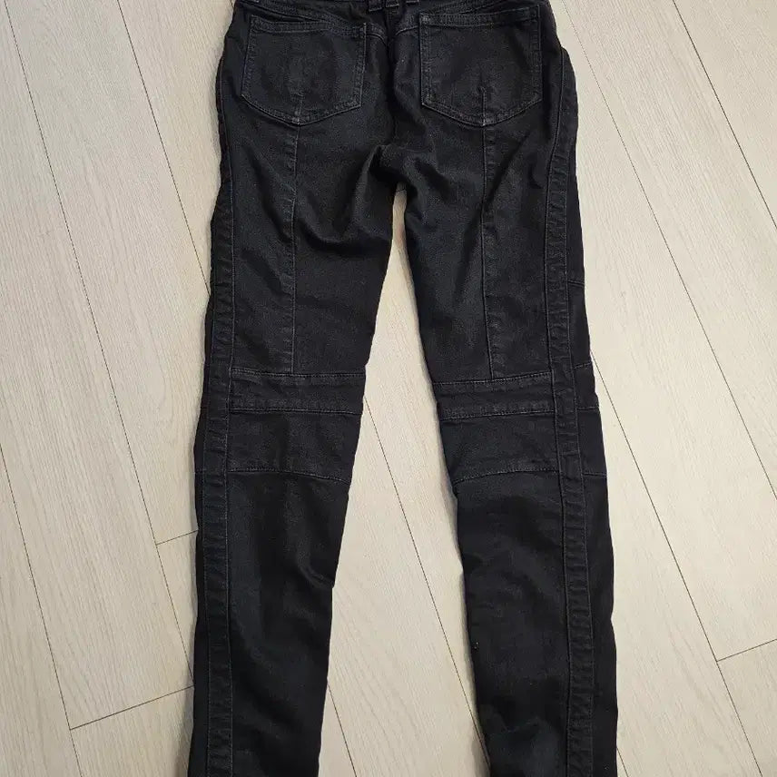 [BUNJANG] BALMAIN Black Biker Jeans (Lampo Zipper) / 발망(BALMAIN) 블랙 지퍼 바이커 진 (람포지퍼/25~26)