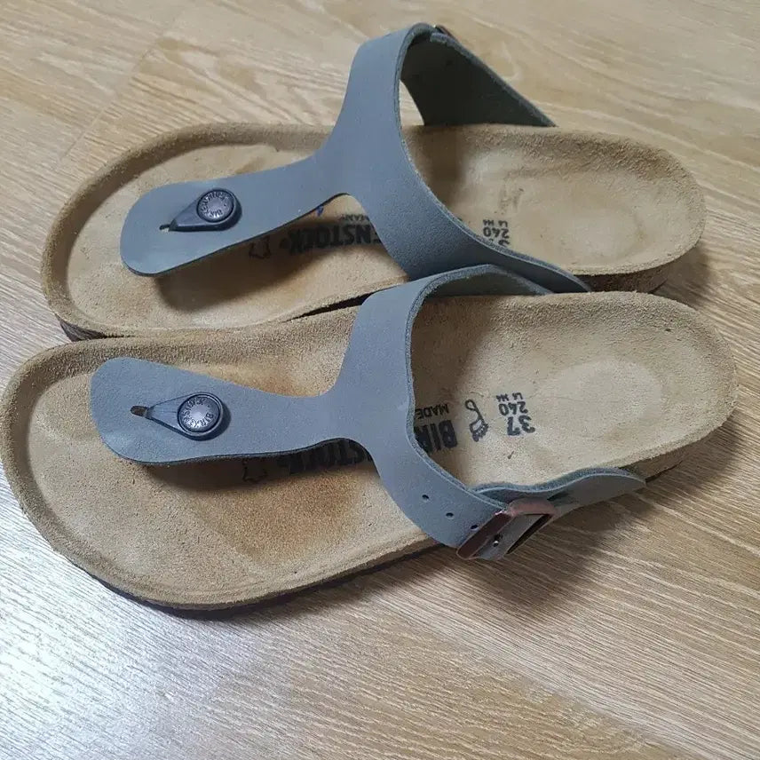 [BUNJANG] Birkenstock Gizeh BFBC Stone Regular 240 Size / 새상품 버켄스탁 지제 BFBC 스톤레귤러 240사이즈