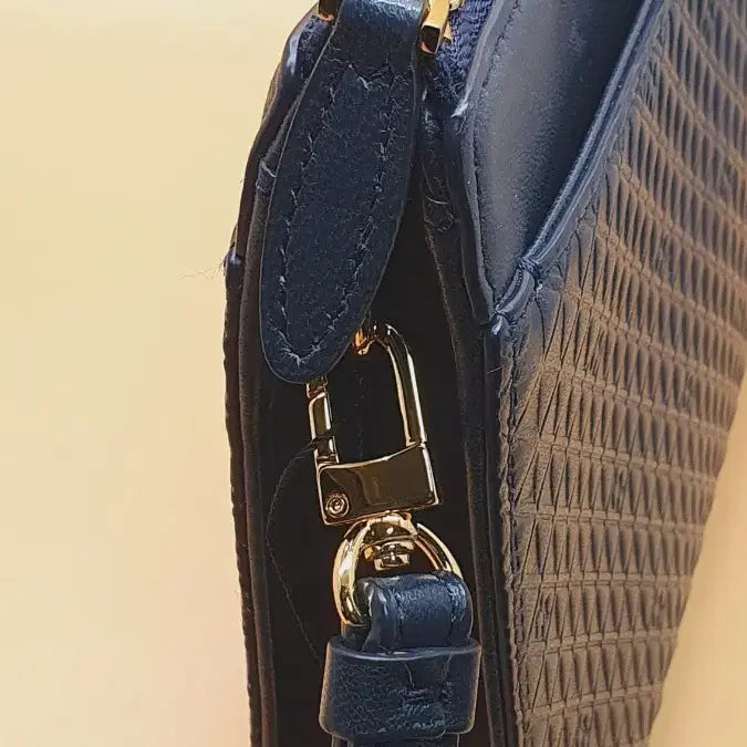 [BUNJANG] Metrocity Italian Leather Clutch Bag (Navy) / 메트로시티 이탈리안 양가죽 클러치백, 남색