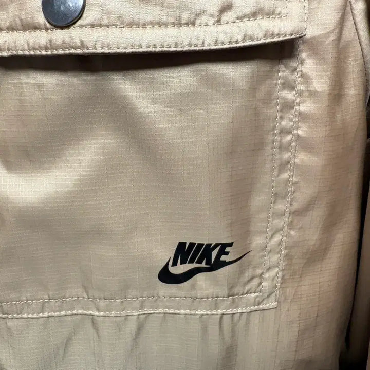 [BUNJANG] Nike Men's Goose Down Hooded Padded Jacket / 나이키 남성 후드 구스다운 패딩 M 베이지
