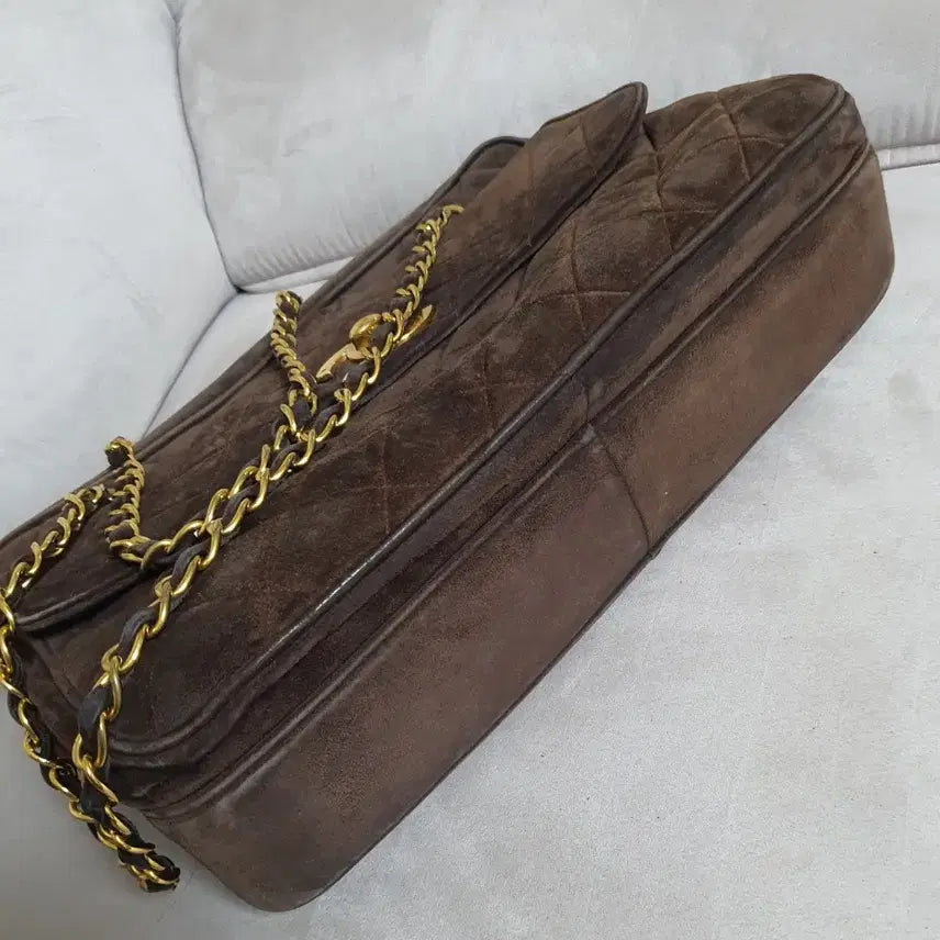 [BUNJANG] Chanel Big CC Suede Camera Bag / 샤넬 빅CC 스웨이드 카메라백