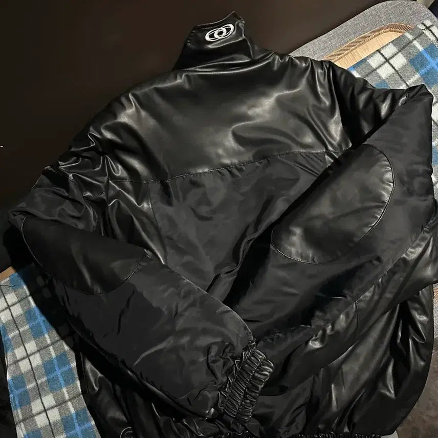 [BUNJANG] CSC/CIVISION Leather Mix Bomber Jacket / 팜)) CSC/CIVISION 가죽 믹스 봄버 자켓