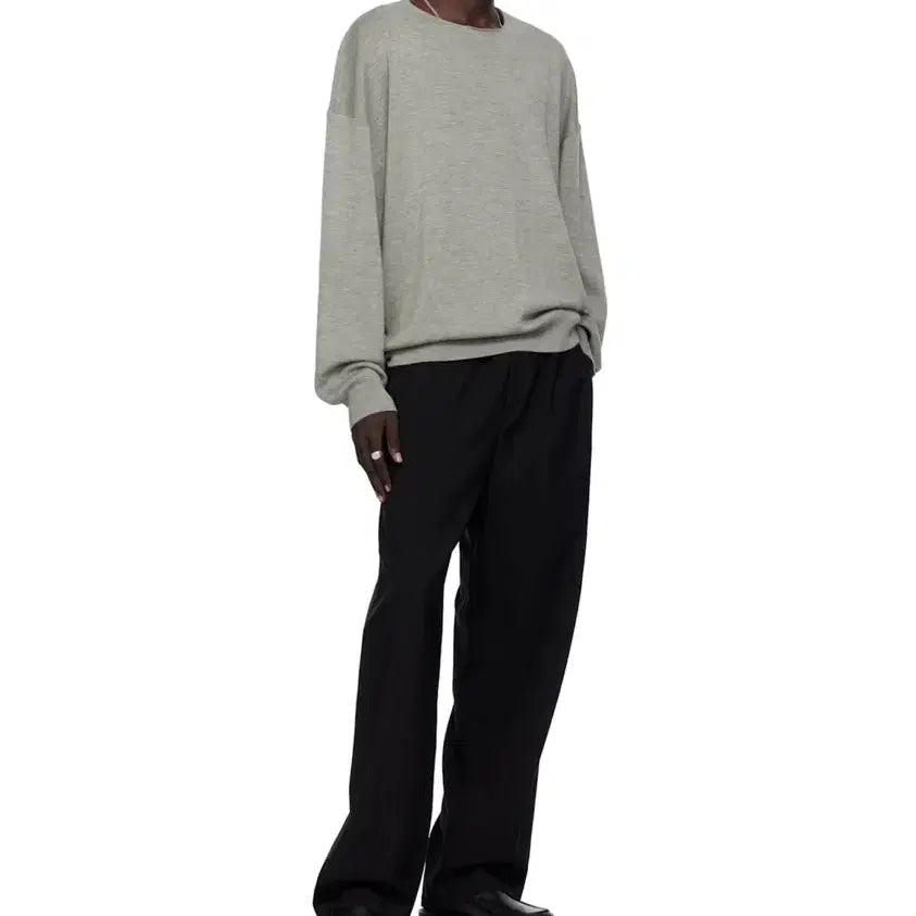 [BUNJANG] Fear of God Essentials Gray Crewneck Sweater / 피어오브갓 에센셜 그레이 크루넥 스웨터