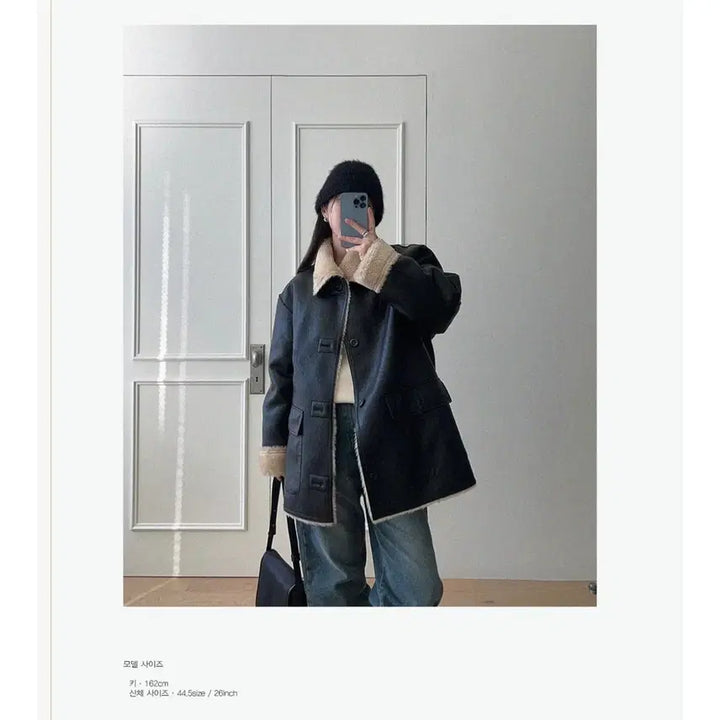 [BUNJANG] W.Y.E Sand Leather Reversible Jacket / 와이 이 Sand Leather jacket