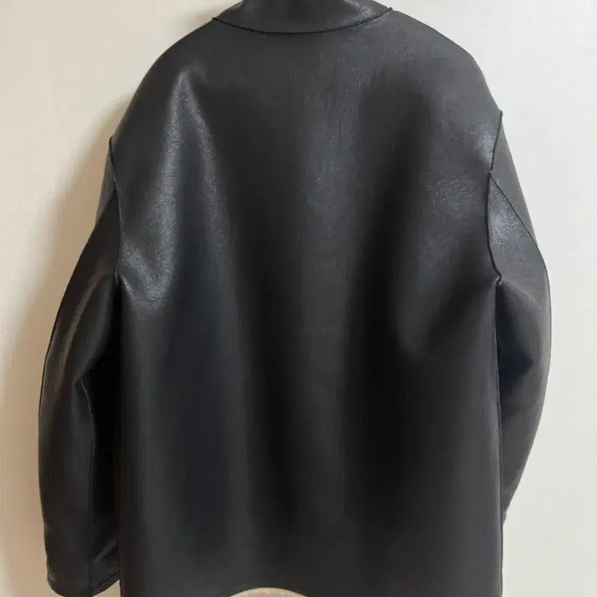 [BUNJANG] W.Y.E Sand Leather Reversible Jacket / 와이 이 Sand Leather jacket