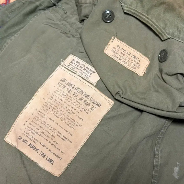 [BUNJANG] Vintage M51 Field Jacket (Size 100) / M51 필드자켓 스몰 레귤러 (100) 빈티지 밀리터리 미군 m65