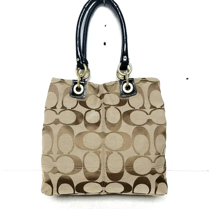 [BUNJANG] Coach Signature Shoulder Bag with Mini Bag / 정품)코치 시그니처 가방(숄더백) 미니백포함