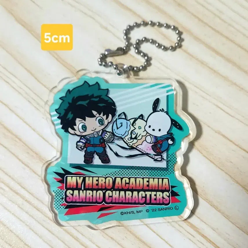 [BUNJANG] My Hero Academia Sanrio Acrylic Keyring / 나의 히어로 아카데미 산리오 콜라보 아크릴 키링