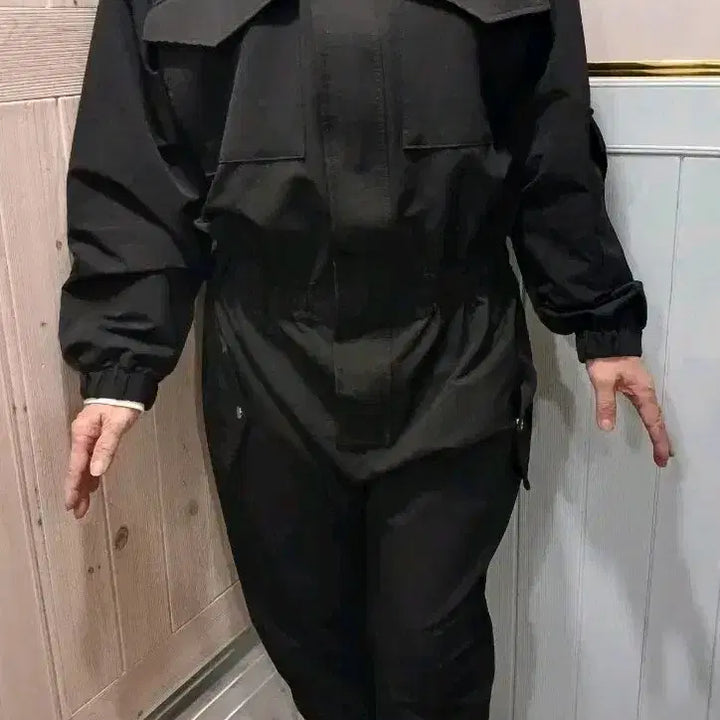 [BUNJANG] Women's Fleece Jumpsuit 66 - Mint Condition / 여성 기모. 스판 점프슈트. 66. 상태최상