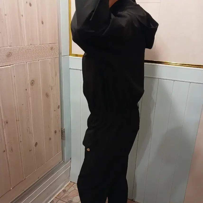 [BUNJANG] Women's Fleece Jumpsuit 66 - Mint Condition / 여성 기모. 스판 점프슈트. 66. 상태최상