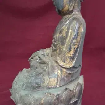 [BUNJANG] Joseon Dynasty Gilt-bronze Buddha Statue / 감정서가 있는 조선 시대 금동불상