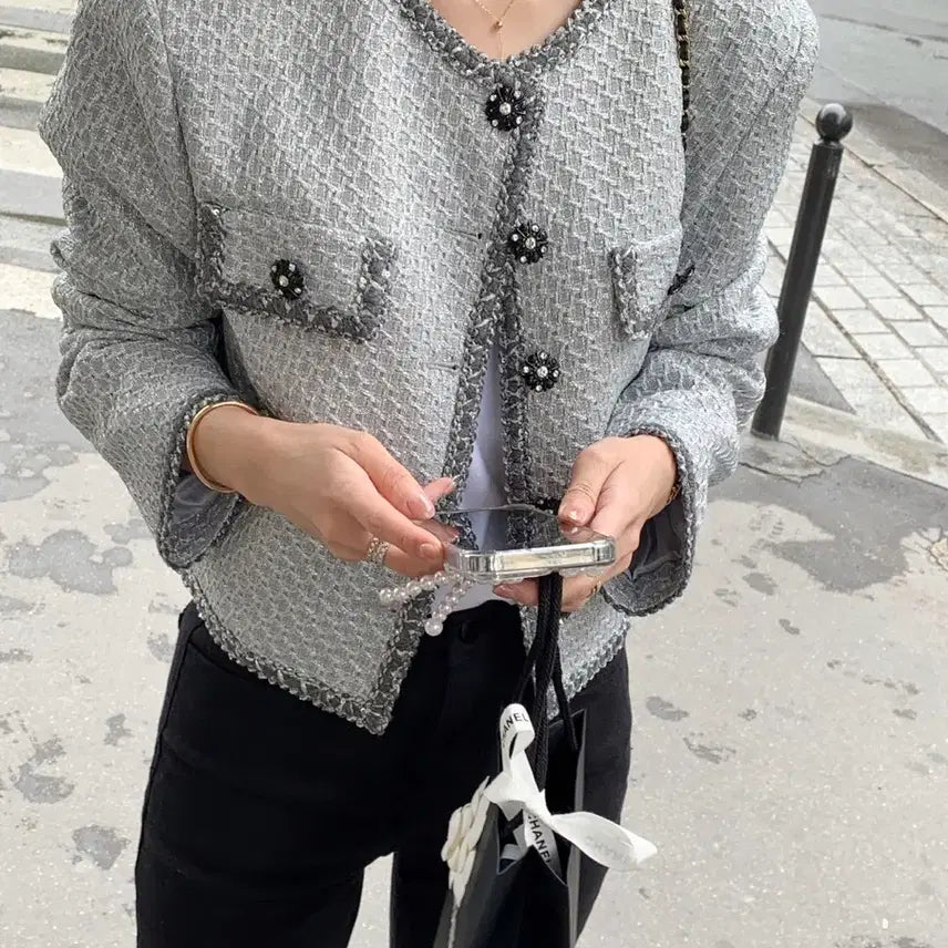 [BUNJANG] Oblique Tweed Gray / 바이씨니 제작 오블리크트위드 그레이