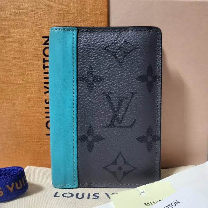 [BUNJANG] Louis Vuitton Macassar Eclipse Reverse Organizer Card Wallet / [풀구성] 루이비통 마카사르 이클립스 리버스 오거나이저 카드지갑